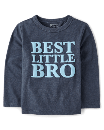 Baby And Toddler Boys Best Little Bro Graphic Tee