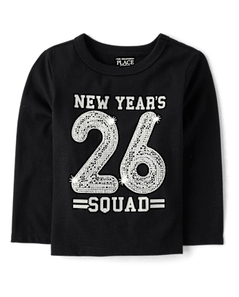 Baby And Toddler New Years Squad 26 Graphic Tee