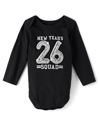 Baby New Years Squad 26 Graphic Bodysuit