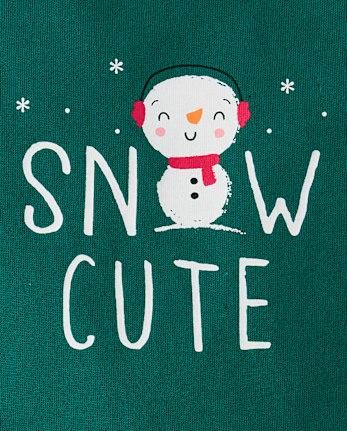 Baby Snow Cute Graphic Bodysuit