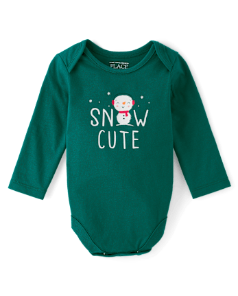 Baby Snow Cute Graphic Bodysuit