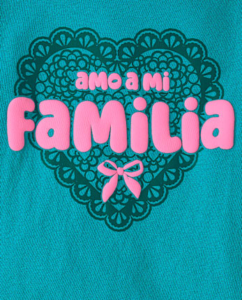 Baby And Toddler Girls Amo A Mi Familia Graphic Tee