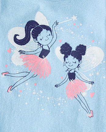 Baby And Toddler GirlsFairies Graphic Tee