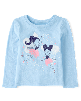 Baby And Toddler GirlsFairies Graphic Tee