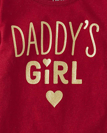 Baby And Toddler Girls Daddy's Girl Graphic Tee