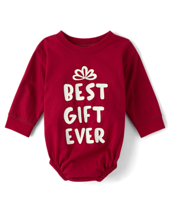 Baby Best Gift Ever Graphic Bubble Bodysuit