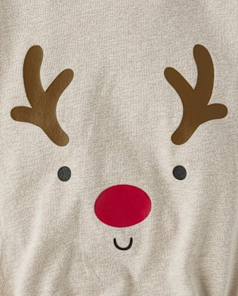 Body bébé à motif renne de Noël