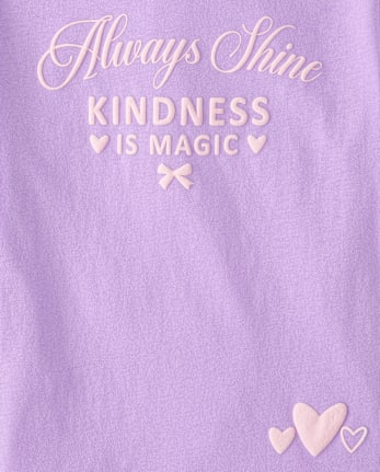 T-shirt graphique « Les filles brillent toujours »