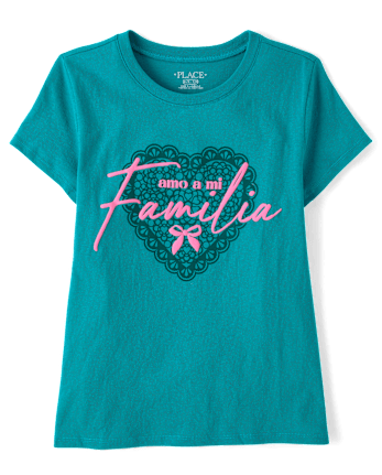 Girls Familia Graphic Tee