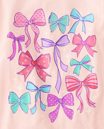 Girls Bows Graphic Tee