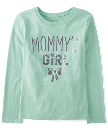 Girls Mommy's Girl Graphic Tee