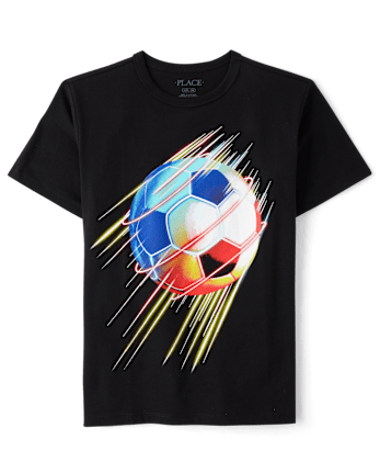 Boys Soccer Ball Graphic Tee
