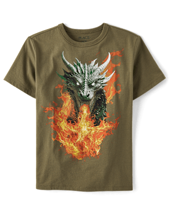 Boys Dragon Graphic Tee