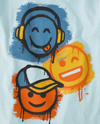 Boys Emojis Graphic Tee