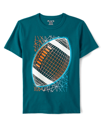 Boys Football Graphic Tee