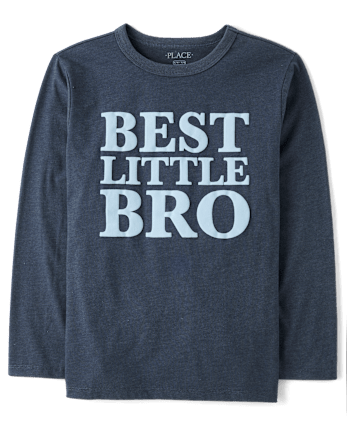 Boys Best Little Bro Graphic Tee