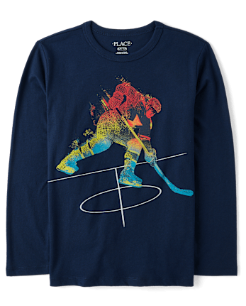 Boys Hockey Graphic Tee