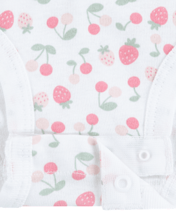 Baby Girls Huggies Strawberry Bodysuit 3-Pack