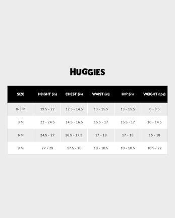 Baby Girls Huggies Strawberry Bodysuit 3-Pack
