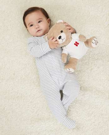 Baby Huggies Ribbed Footed Coverall