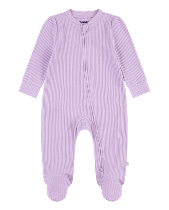 Baby Girls Huggies Ribbed Footed Coverall