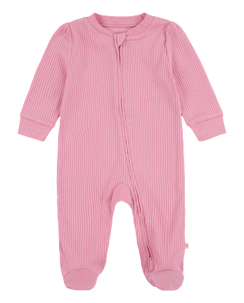 Baby Girls Huggies Ribbed Footed Coverall