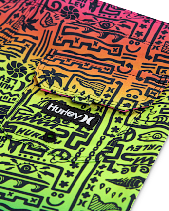 Boys Hurley Print Boardshorts