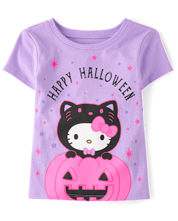 Toddler Girls Hello Kitty® Glow Happy Halloween Graphic Tee