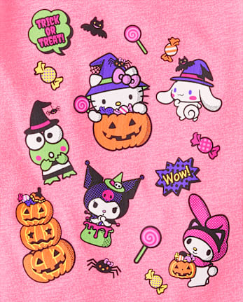Toddler Girls Hello KittyÂ® And Friends Halloween Graphic Tee