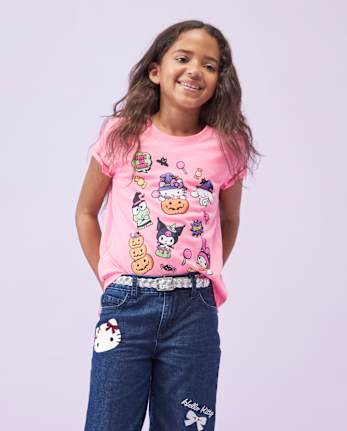 T-shirt graphique Halloween Hello Kitty® et ses amis pour filles