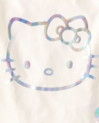 T-shirt bébé holographique Hello Kitty® pour fille