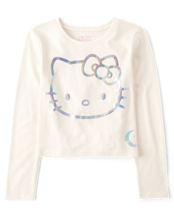 T-shirt bébé holographique Hello Kitty® pour fille