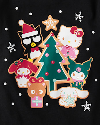T-shirt graphique Hello Kitty® et ses amis pour les fêtes pour filles