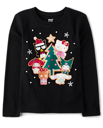 T-shirt graphique Hello Kitty® et ses amis pour les fêtes pour filles