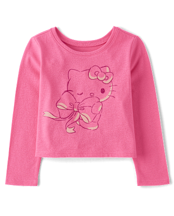Toddler Girls Hello Kitty® Glitter Bow Baby Tee
