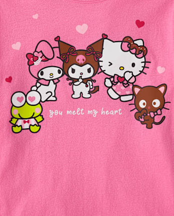 Girls Hello Kitty® And Friends Melt My Heart Graphic Tee