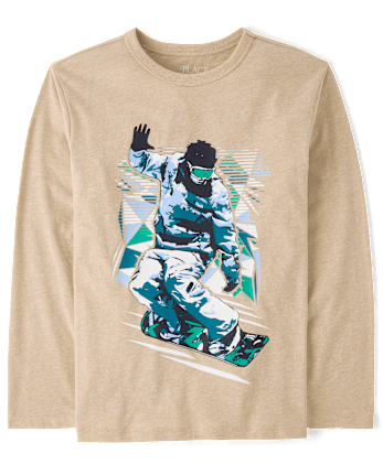 Boys Snowboarder Graphic Tee