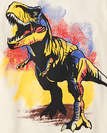 T-shirt graphique dinosaure pour garçon