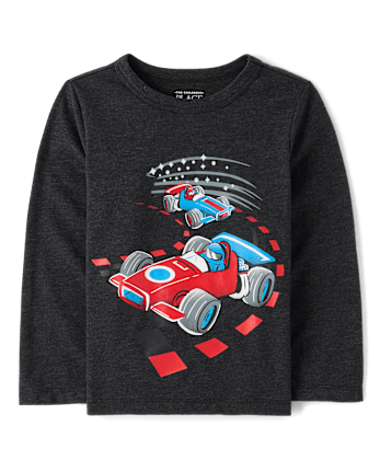 Baby And Toddler Boys Racecar Graphic Tee