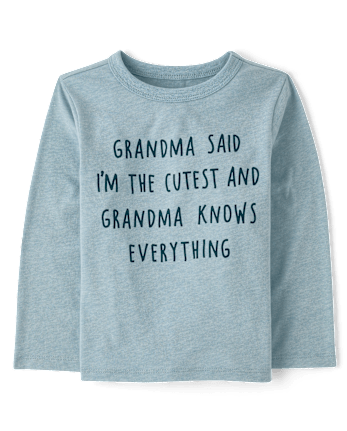 Baby And Toddler Boys Grandma Said Graphic Tee