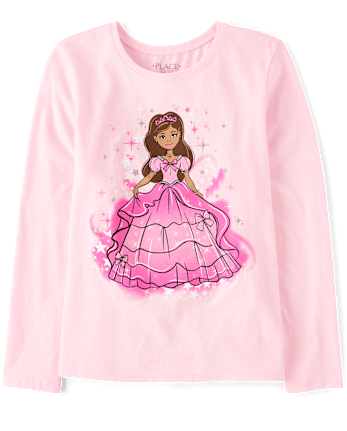 Girls Princess Girl Graphic Tee