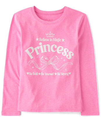 Girls Princess Graphic Tee