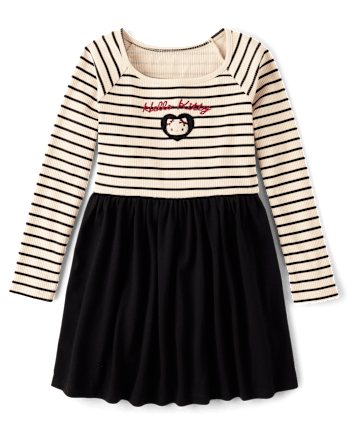 Girls Hello Kitty® Applique Everyday Dress
