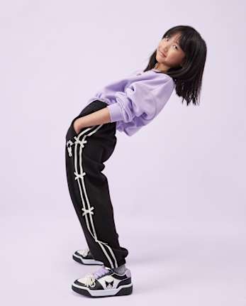 Girls Hello Kitty® Rhinestone Premium Fleece Sweatshirt