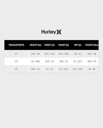 Toddler Boys Hurley Print Boardshorts