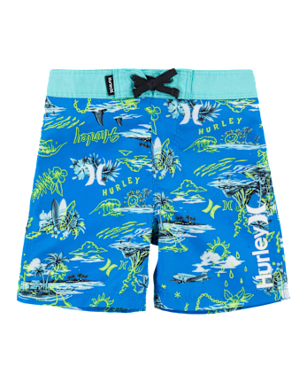 Toddler Boys Hurley Print Boardshorts