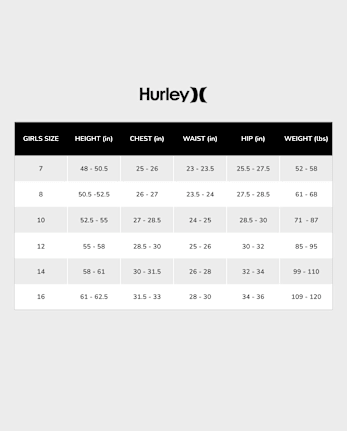 Girls Hurley Checkered Bikini Swimsuit