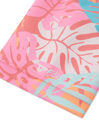 Girls Hurley Tropical 3-Piece Swimsuit