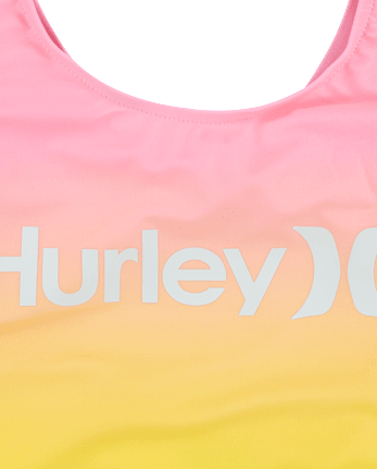 Girls Hurley Rainbow Gradient One Piece Swimsuit