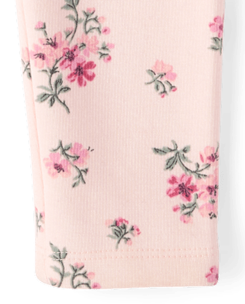Baby And Toddler Girls Floral Winter Warm Leggings